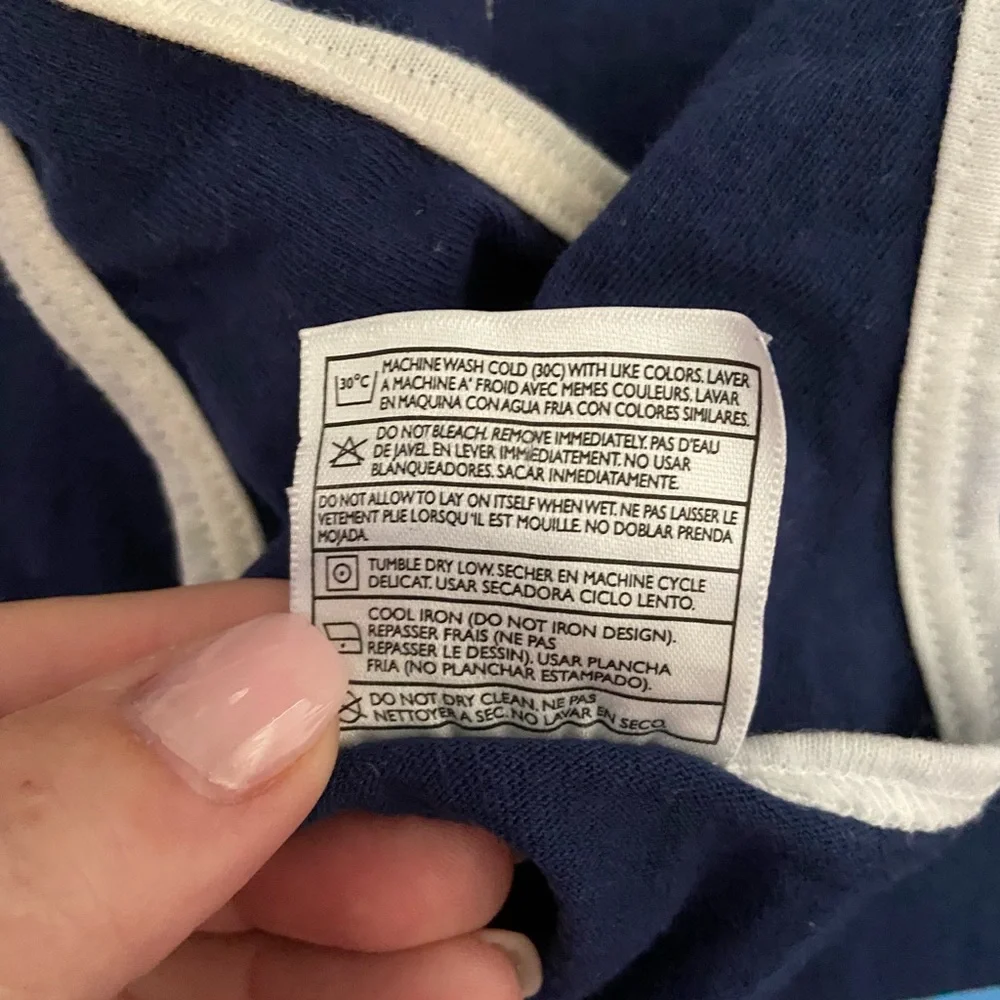 Nike navy blue tank top